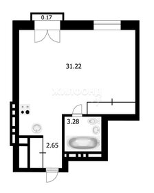 Квартира 35,1 м², студия - изображение 1