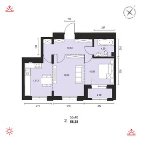 47,9 м², 2-комнатная квартира 7 147 000 ₽ - изображение 72