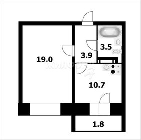 Квартира 36,4 м², 1-комнатная - изображение 1