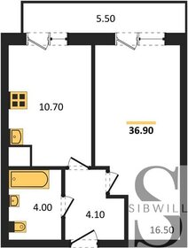 39,7 м², 1-комнатная квартира 3 450 000 ₽ - изображение 72