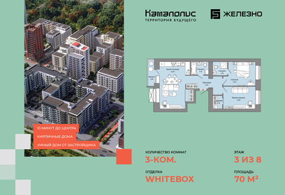 72 м², 3-комнатная квартира 10 116 870 ₽ - изображение 18