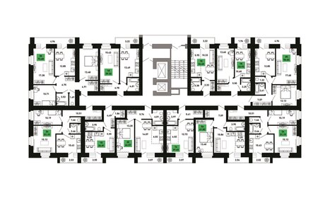 26,5 м², квартира-студия 2 568 560 ₽ - изображение 52