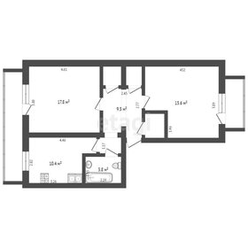 Квартира 62,6 м², 2-комнатная - изображение 2