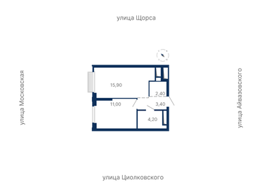 37,6 м², 1-комнатная квартира 6 047 160 ₽ - изображение 72