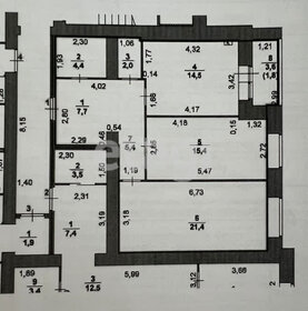 Квартира 70,8 м², 2-комнатная - изображение 1