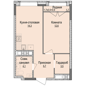 39,7 м², 1-комнатная квартира 4 500 000 ₽ - изображение 13
