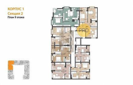 Квартира 39,3 м², 1-комнатная - изображение 3