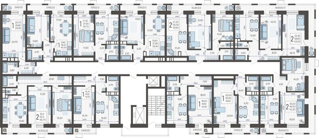 38,6 м², 1-комнатная квартира 6 863 080 ₽ - изображение 17