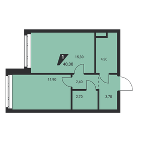 58,6 м², 1-комнатная квартира 8 873 017 ₽ - изображение 72