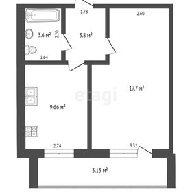 90,8 м², 2-комнатная квартира 320 000 ₽ - изображение 11