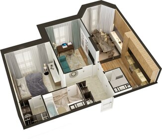 65 м², 3-комнатная квартира 25 800 000 ₽ - изображение 123