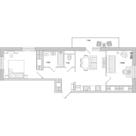 64,2 м², 2-комнатная квартира 10 130 000 ₽ - изображение 85