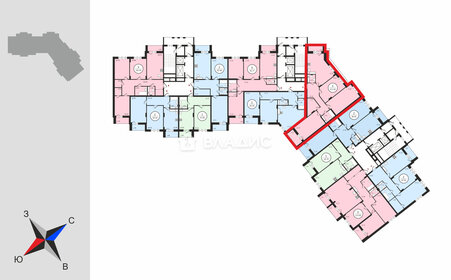 Квартира 122,8 м², 3-комнатная - изображение 2