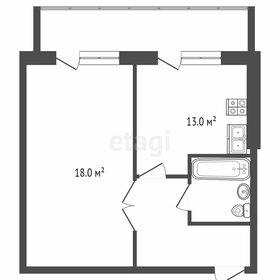 40,4 м², 1-комнатная квартира 4 850 000 ₽ - изображение 38