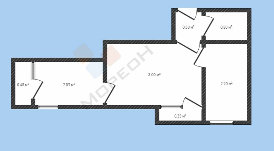 62 м², 2-комнатная квартира 5 400 000 ₽ - изображение 44