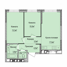 50,6 м², 2-комнатная квартира 3 380 000 ₽ - изображение 21