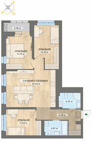 104 м², 3-комнатная квартира 11 500 000 ₽ - изображение 67
