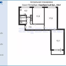 Квартира 60 м², 3-комнатная - изображение 2