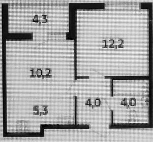 Квартира 37 м², 1-комнатная - изображение 1