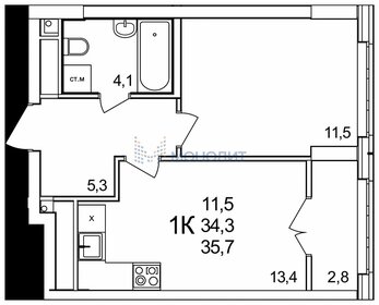 97,5 м², 3-комнатная квартира 25 394 022 ₽ - изображение 31