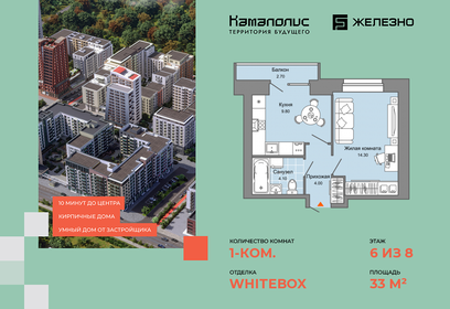 36,4 м², 1-комнатная квартира 8 650 000 ₽ - изображение 49