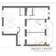 Квартира 102,2 м², 4-комнатная - изображение 3