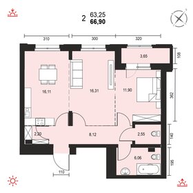 86 м², 2-комнатная квартира 8 600 000 ₽ - изображение 74