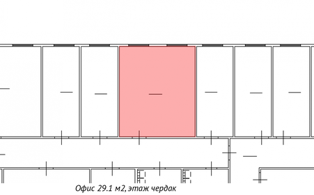 28,1 м², офис 22 480 ₽ в месяц - изображение 3