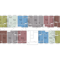 Квартира 61,9 м², 2-комнатная - изображение 3