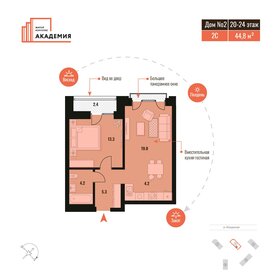 Квартира 47,3 м², 2-комнатная - изображение 1