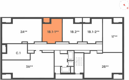 42,5 м², 1-комнатная квартира 8 990 000 ₽ - изображение 52