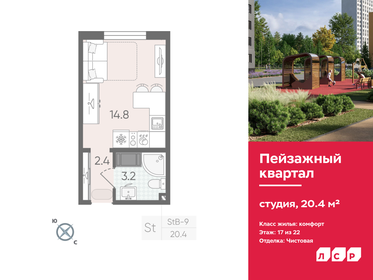 Квартира 20,4 м², студия - изображение 1