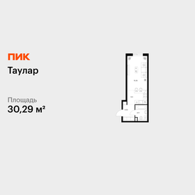 Квартира 30,3 м², студия - изображение 1