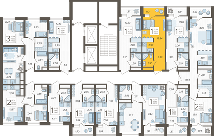 23,5 м², квартира-студия 9 200 000 ₽ - изображение 116