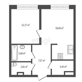 Квартира 48,2 м², 1-комнатная - изображение 2