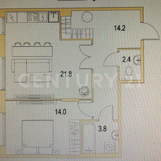 Квартира 56,2 м², 1-комнатная - изображение 2