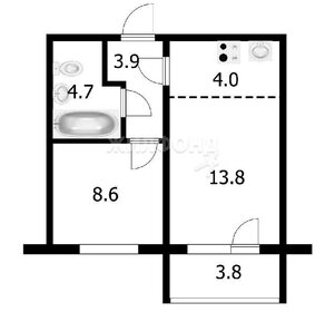 Квартира 35,2 м², 1-комнатная - изображение 1