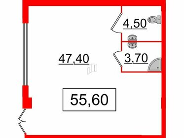 50,4 м², помещение свободного назначения 25 000 000 ₽ - изображение 15