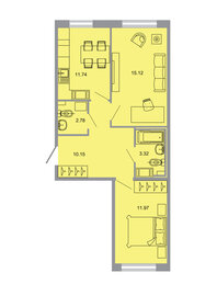 49,4 м², 2-комнатная квартира 7 780 000 ₽ - изображение 62