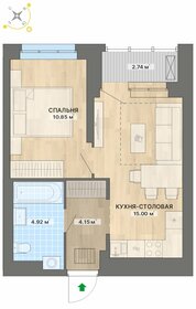 35,9 м², 2-комнатная квартира 4 350 000 ₽ - изображение 1