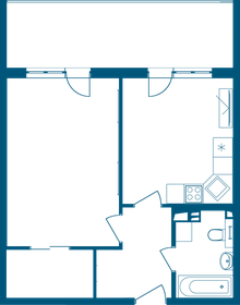 65,4 м², 1-комнатные апартаменты 21 231 932 ₽ - изображение 32