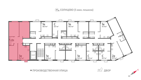84,7 м², 3-комнатная квартира 31 000 000 ₽ - изображение 2