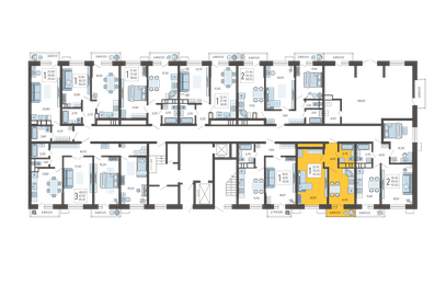 45,4 м², 1-комнатная квартира 4 650 000 ₽ - изображение 20