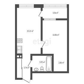 31,9 м², 1-комнатная квартира 4 200 000 ₽ - изображение 6