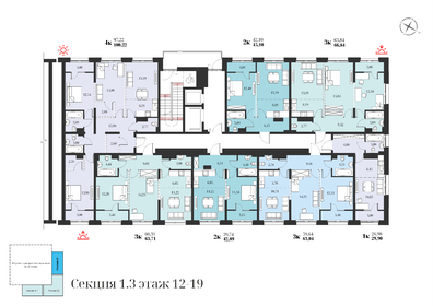 101,5 м², 4-комнатная квартира 16 257 000 ₽ - изображение 16