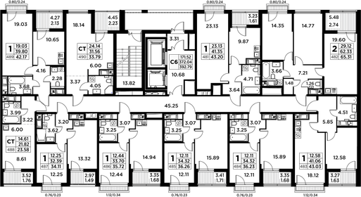 Квартира 42,2 м², 1-комнатная - изображение 2