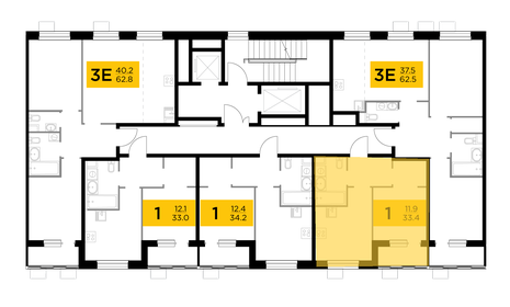 31,3 м², 1-комнатная квартира 5 400 000 ₽ - изображение 44