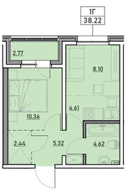 44,1 м², 2-комнатная квартира 4 500 000 ₽ - изображение 65