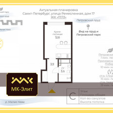 Квартира 19,9 м², 1-комнатные - изображение 2