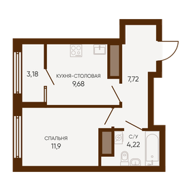 28,5 м², 1-комнатная квартира 3 177 000 ₽ - изображение 73